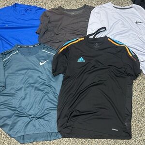 Nike and Adidas Men’s Athletic Shirt Bundle